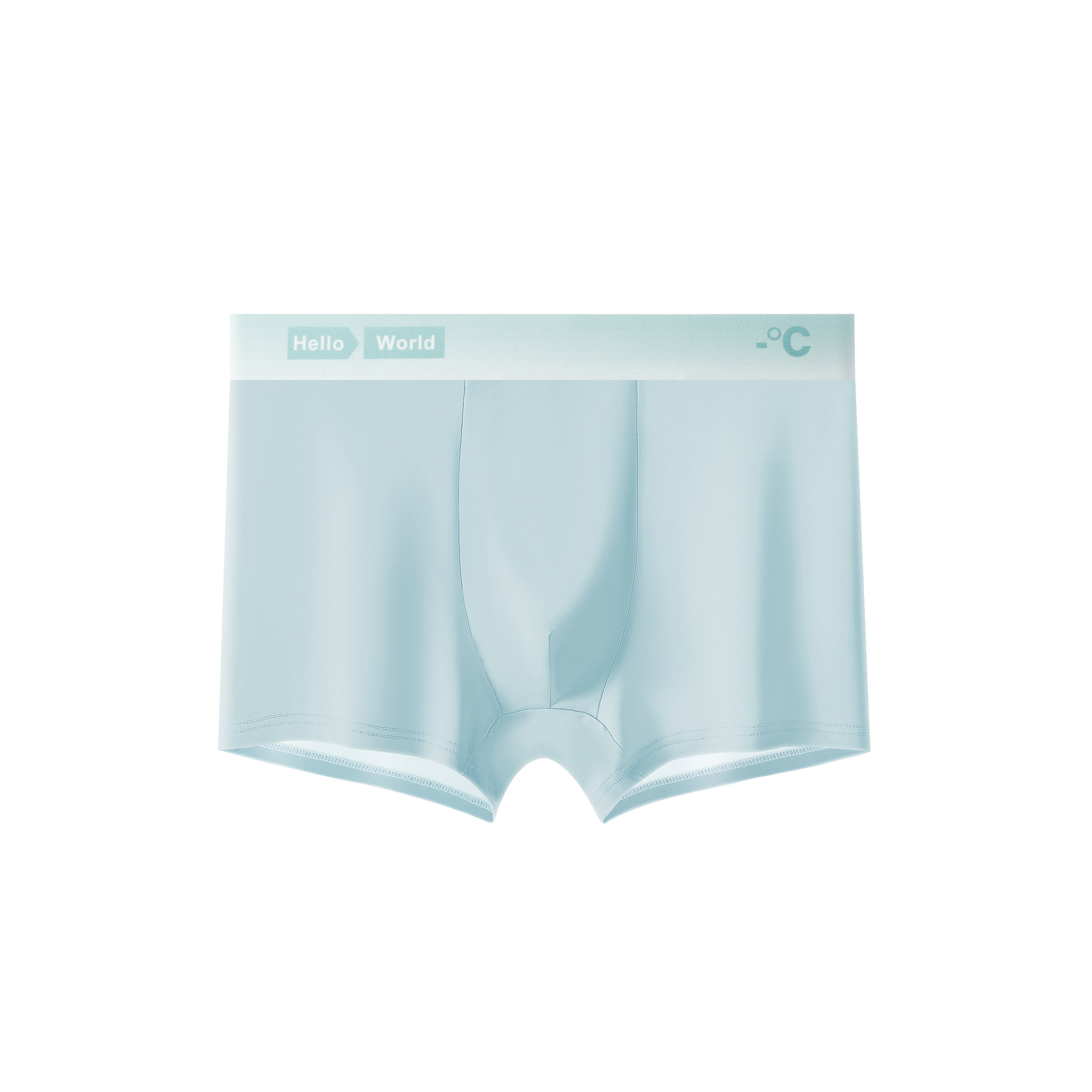 Ropa interior masculina verano hielo seda antibacteriano cuatro esquinas pantalones cortos bóxer transpirables delgados juveniles cabeza ropa interior masculina