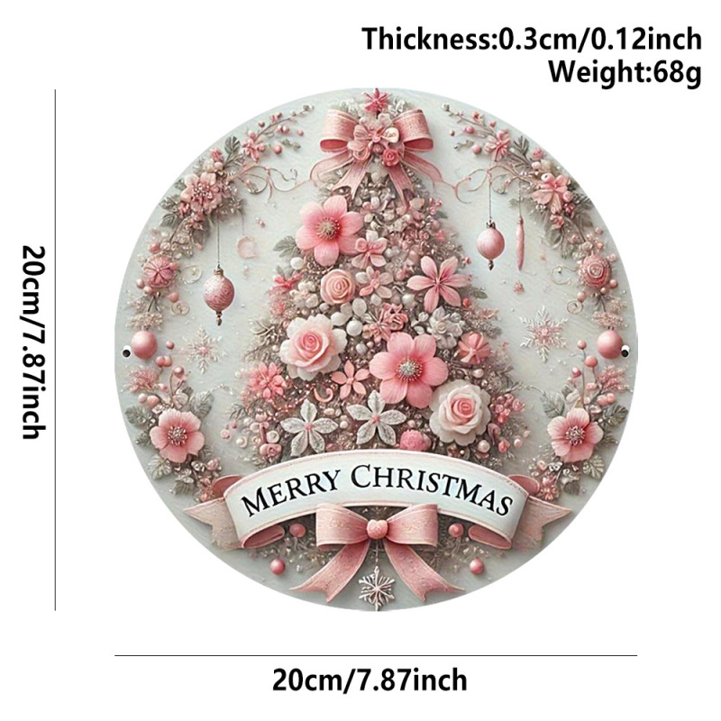 現物クリスマス円形ロゴ掛け木製クリスマス掛けシリーズ表札装飾クリスマスパーティーペンダント|undefined