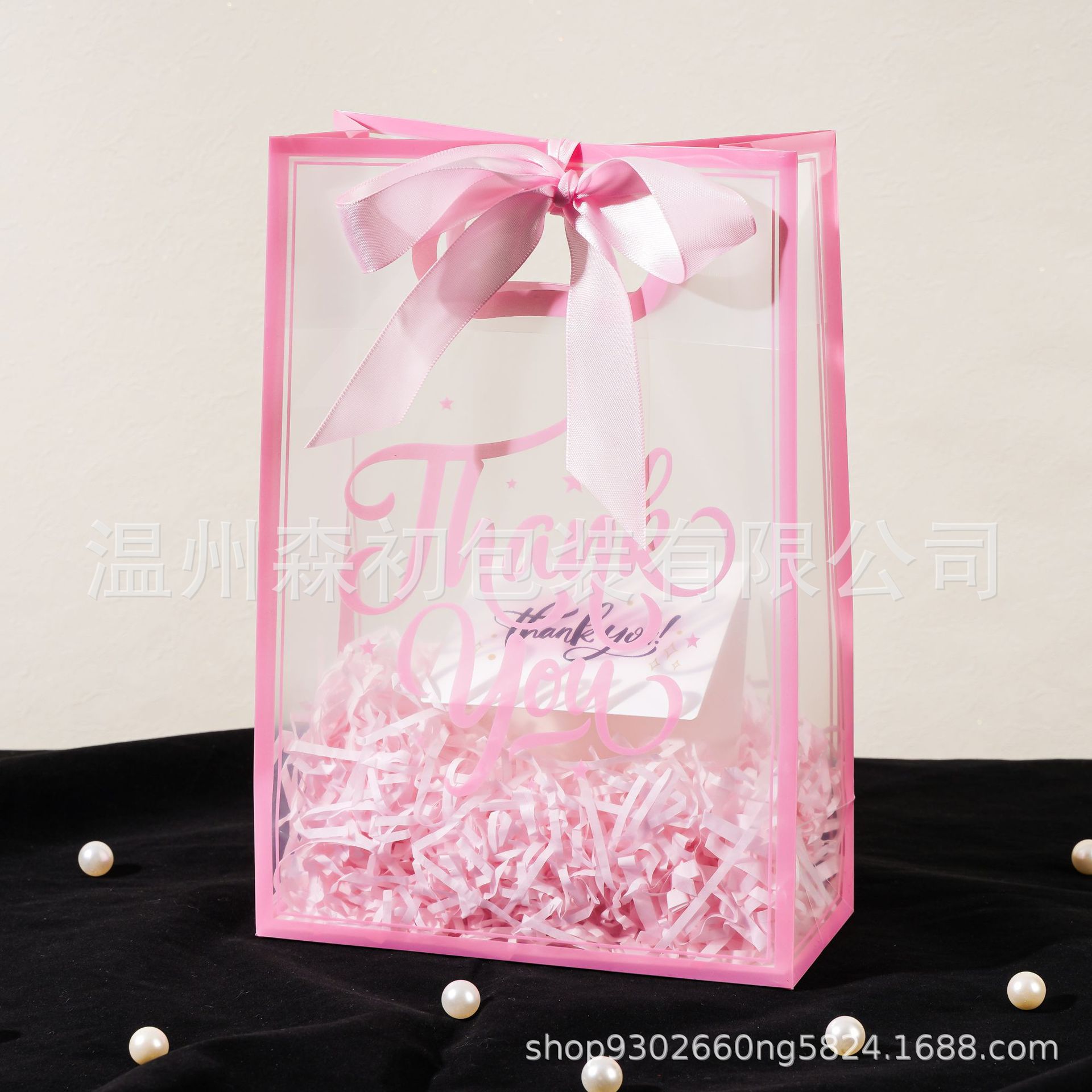 PP bolsa de regalo transparente dama de honor de boda bolsa de mano simple de Navidad regalo de cumpleaños bolsa de regalo de PVC image 25