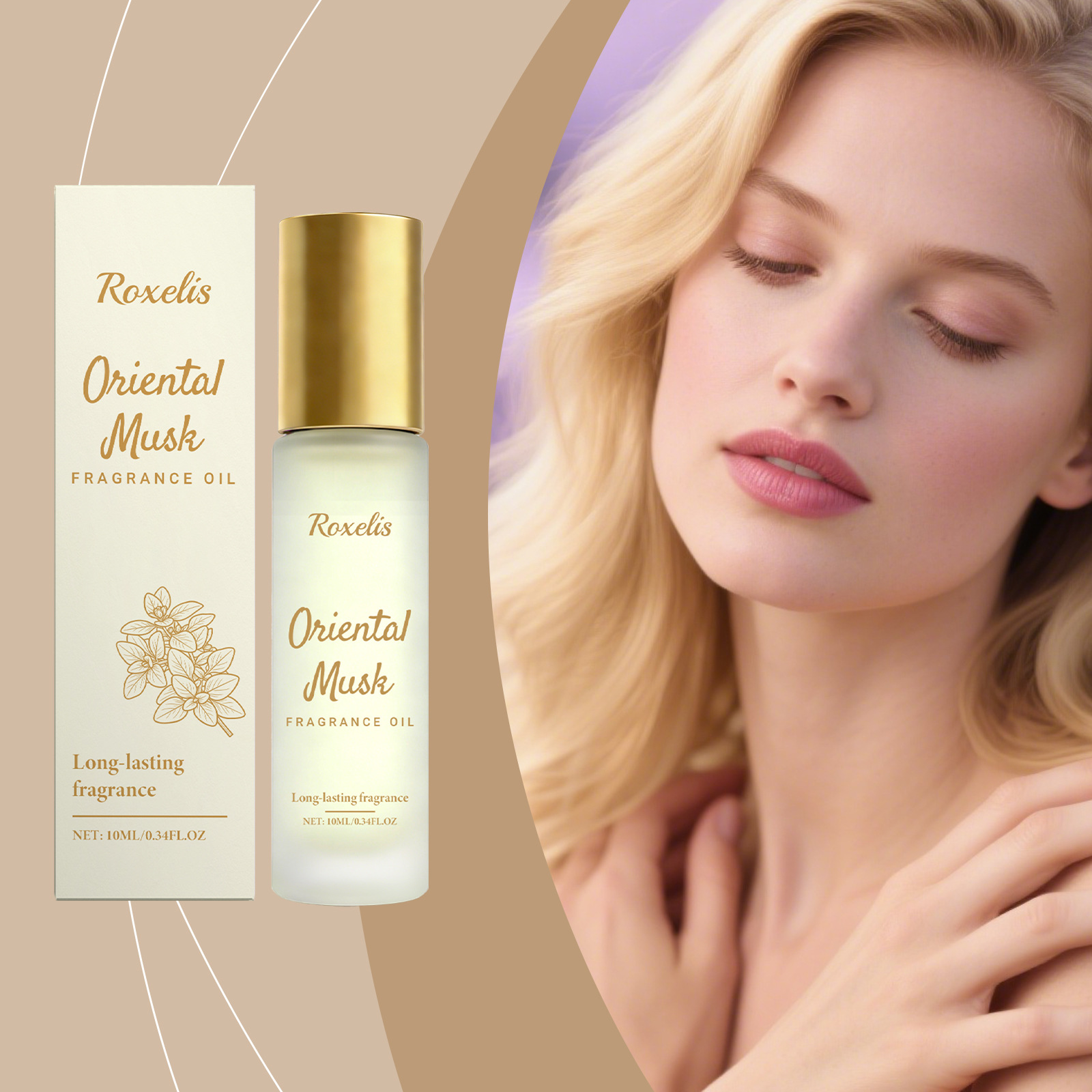 Oriental Musk Classic Fragrance: Natural, Elegant, Fresh, and Long-Lasting Scent with a Unique Aroma That Enhances Charm and Elegance