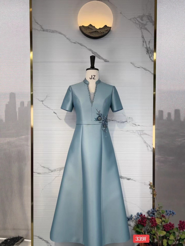 85339F长裙喜婆婆婚宴礼服平时可穿结婚改良礼服洋喜婆婆婚宴装|undefined