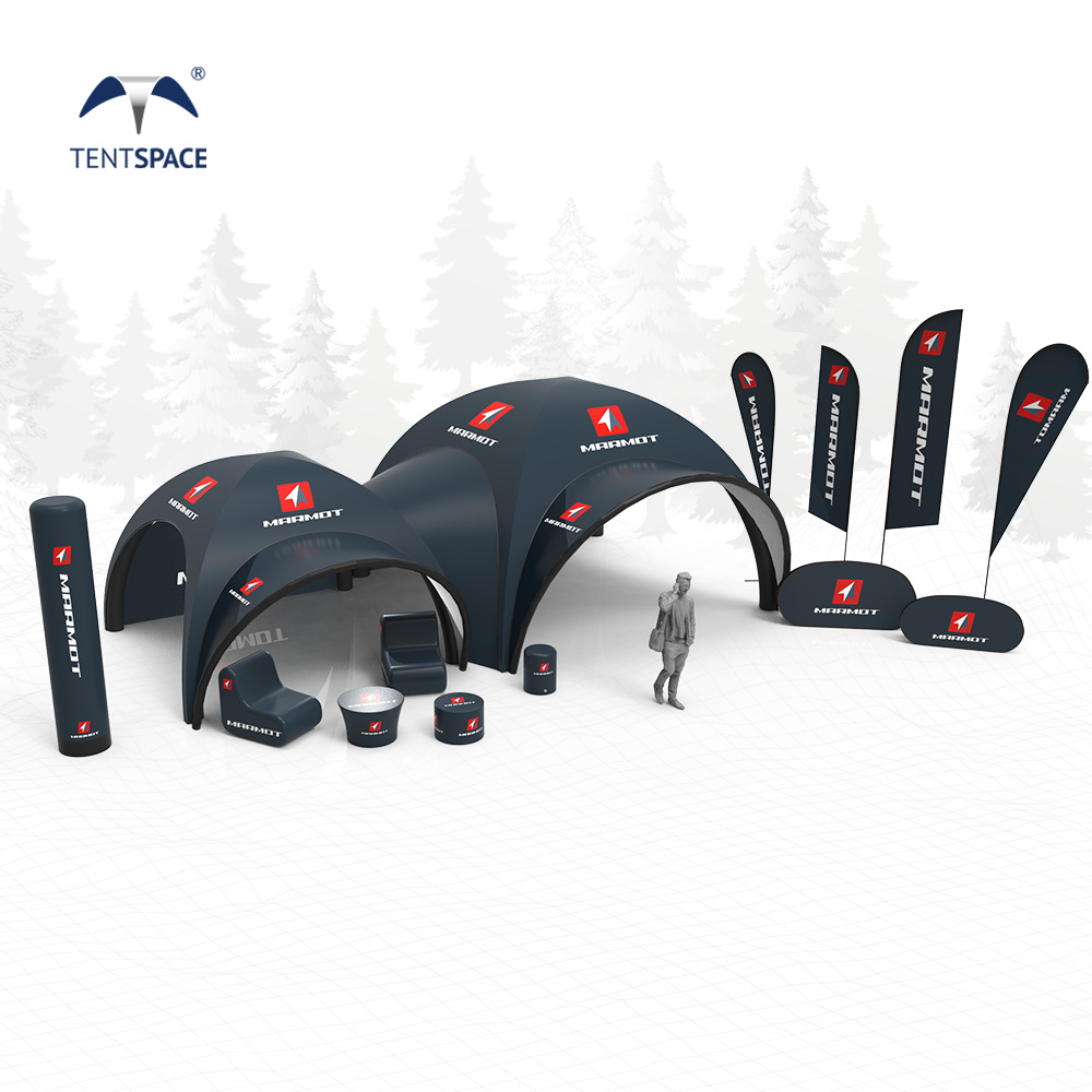 多充气帐篷可连接大型商业营销活动帐篷户外营销车展活动帐篷