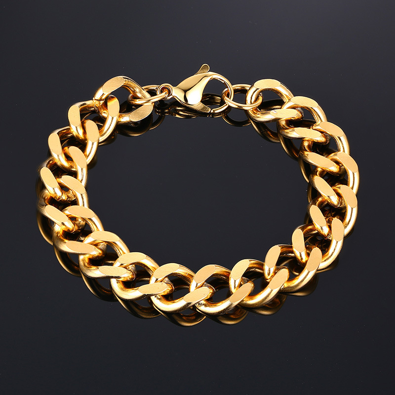 Simple Style Geometric Stainless Steel Bracelets Plating Stainless Steel Bracelets display picture 2