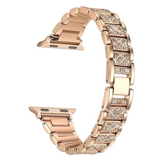 Cross-border Supply for Apple Samsung Huawei Watch se10 Strap Three Strings S Diamond appleiwatch Strap