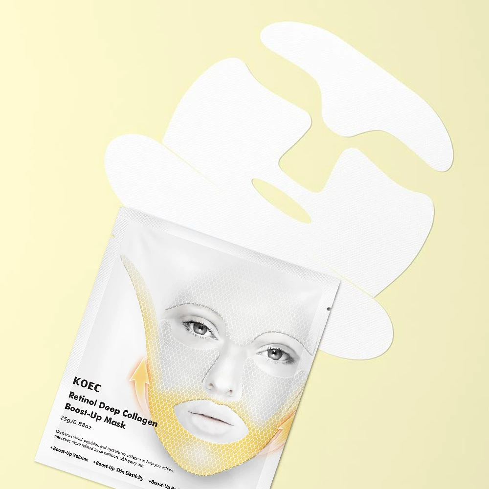 Hydrogel Lifting Mask KOEC Retinol Deep Collagen, 4‑pack, Sculpting & Elasticity Boost