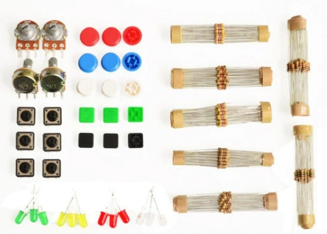 Universal part package No. 1 component package contains resistance LED potentiometer resistance package kit
