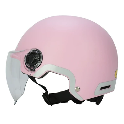 Cushioning Printed Labor Protection Helmet – Motosiklet kaskı (dəbilqə) - frosted-light-powder-l
