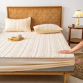 抗菌大豆夹棉床笠单件加厚床垫保护套防滑固定床罩全包防尘罩套