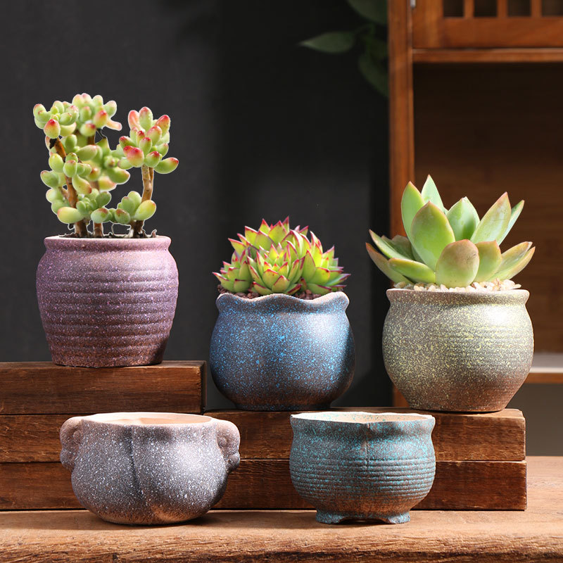 Caliente estrella maceta multi-carne especial olla de cerámica grande tamaño pequeño carne hogar arcilla multi-carne maceta fábrica directa al por mayor