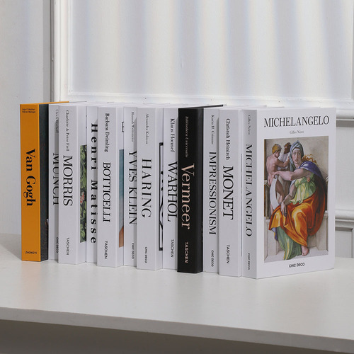 Folding Art Magazine Fake Book Matisse Abstract Literary Simulation Book Bookshelf Display Decor Book Shelf Accent Model