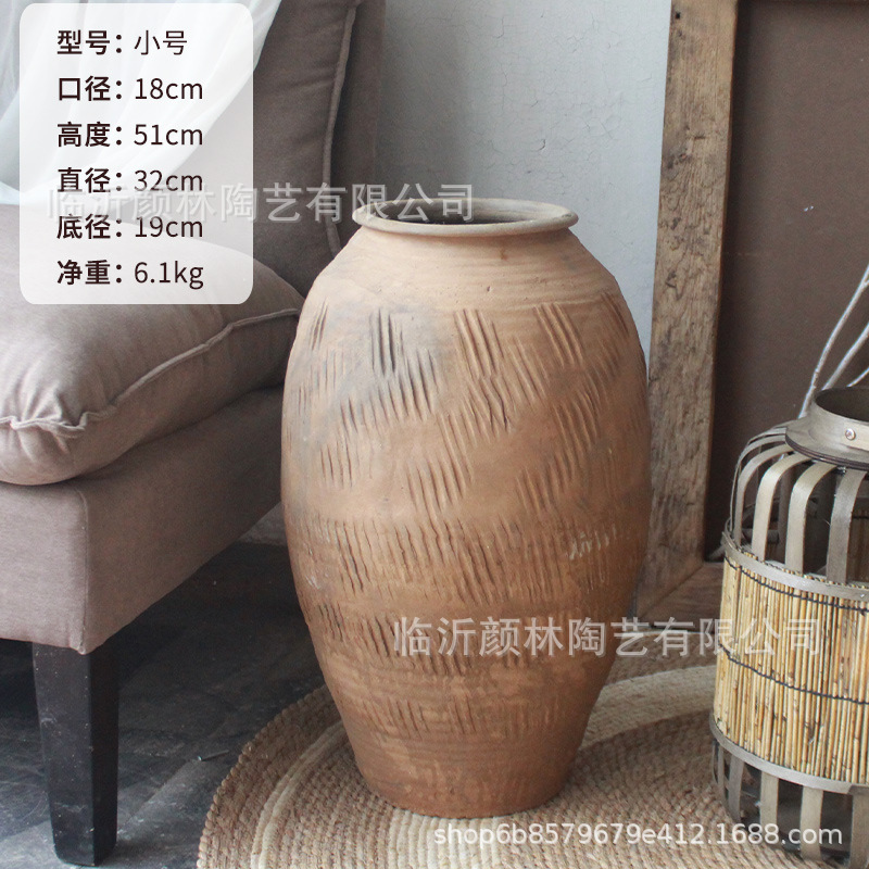 Trompeta de botella de cerámica antigua