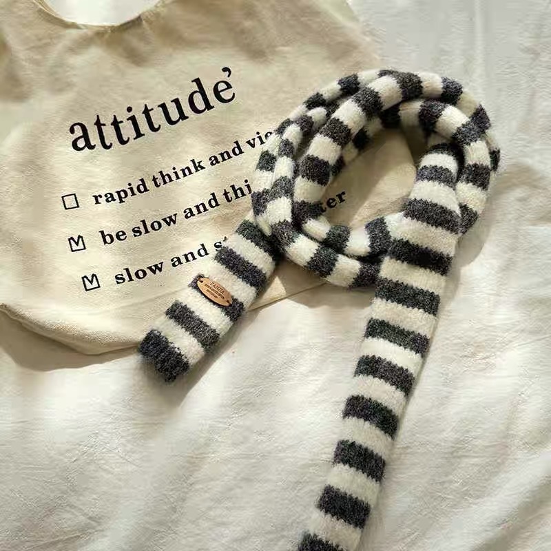 Mujeres Elegante Estilo Clásico Raya Tejer Bufanda display picture 6