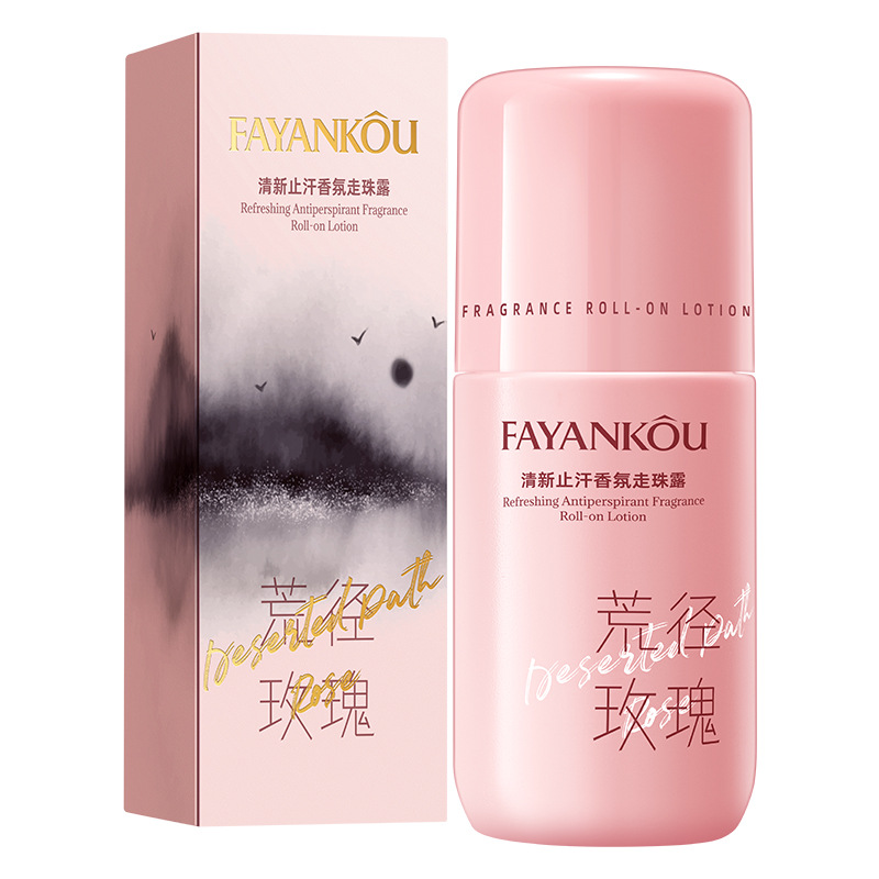 Fa Yan Ke refrescante antitranspirante perfume, loción antiperspirante refrescante, antiperspirante de larga duración, loción antiperspirante de perfume al por mayor.