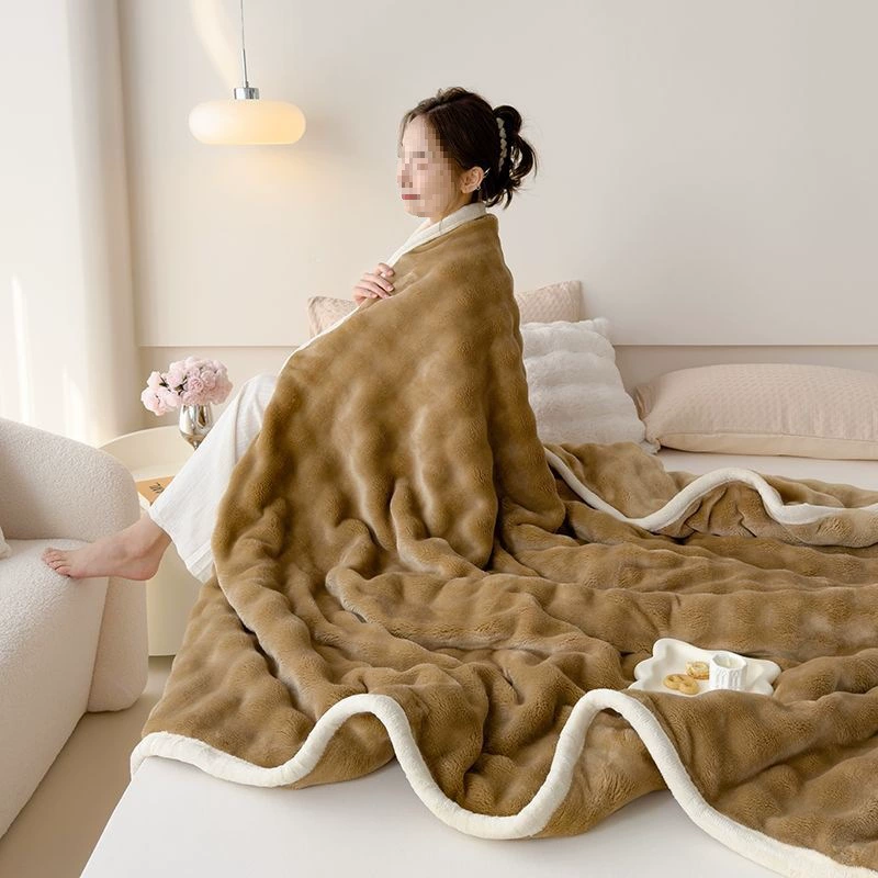 Duvet for sleep, coral sofa, sheet, increased thickness