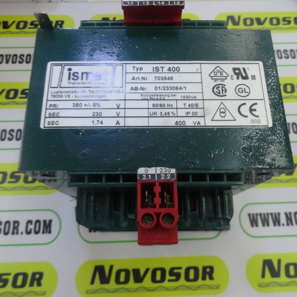 IST400   ISMET    变压器先咨询再订期货