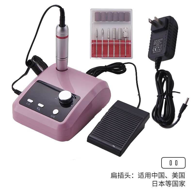 Lijadora de uñas Lijadora de uñas eléctrica transfronteriza Descargador de uñas especial 35000RPM Lijadora de uñas Herramienta de uñas