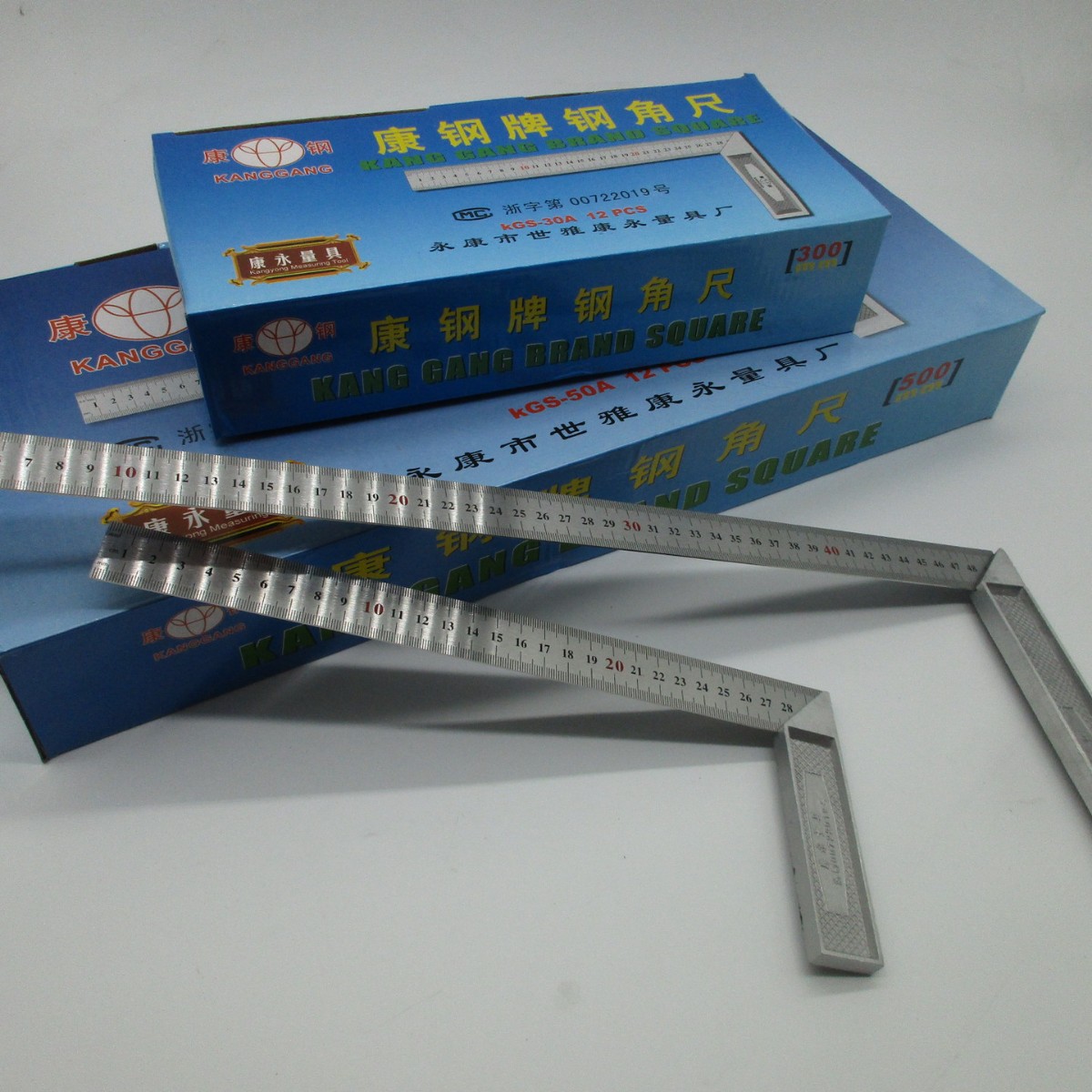 木工测量工具批发90度拐尺30cm/50cm合金钢角尺拐尺角尺木工尺