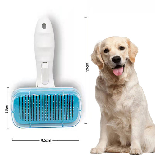 Cross-border pet supplies dog comb to remove loose hair cat comb cleaning and beauty needle comb hair removal comb