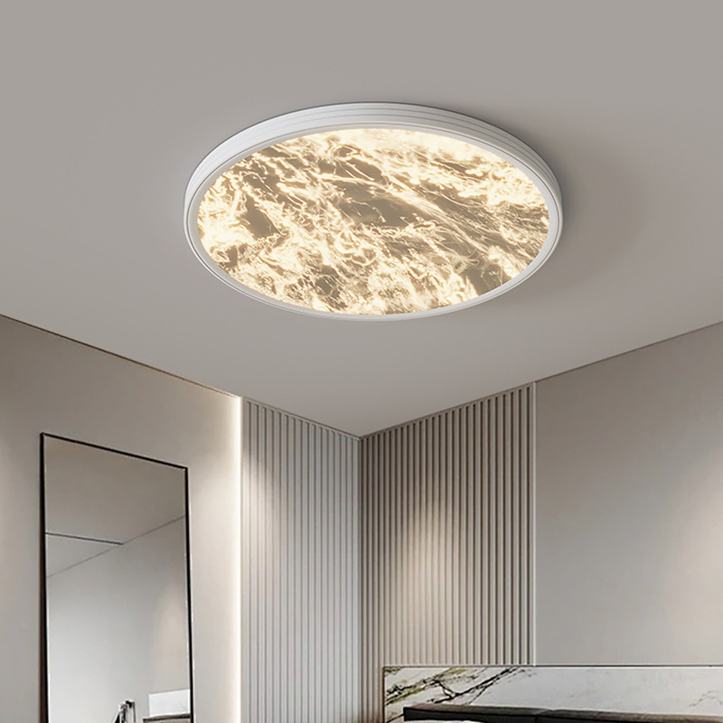 Luz de techo de nube italiana lujosa luminaria de habitación creativa minimalista 2025 nuevo diseño luces de dormitorio de alto nivel