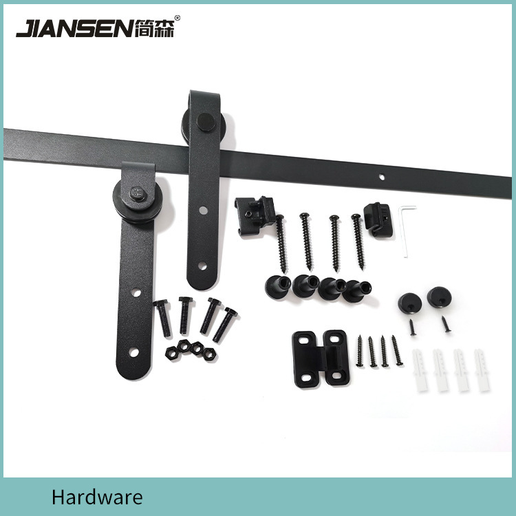 Barn door mini cabinet New barn door hanging rail partition door classic mini cabinet wholesale