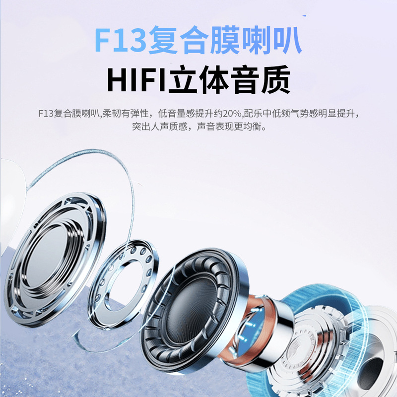A7pro bluetoothイヤホンENCノイズ低減国境を越えた対外貿易爆金tws私型5.4半入耳七代無線イヤホン|undefined