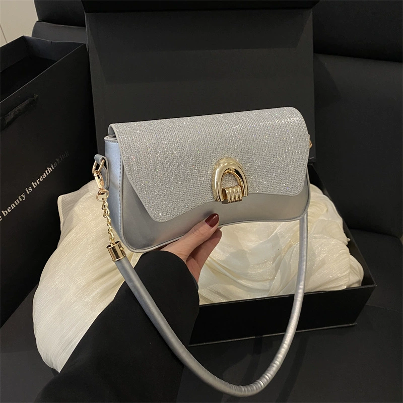 Французская сумка-багет, женская сумка, новинка 2025 года, популярная ретро-персонализированная сумка через плечо, простая сумка подмышками в иностранном стиле, трансграничная дропшиппинг