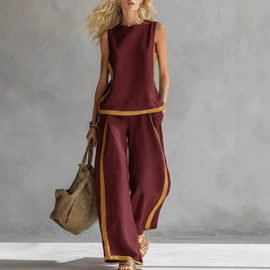 时尚休闲套装;连衣裙;休闲裤