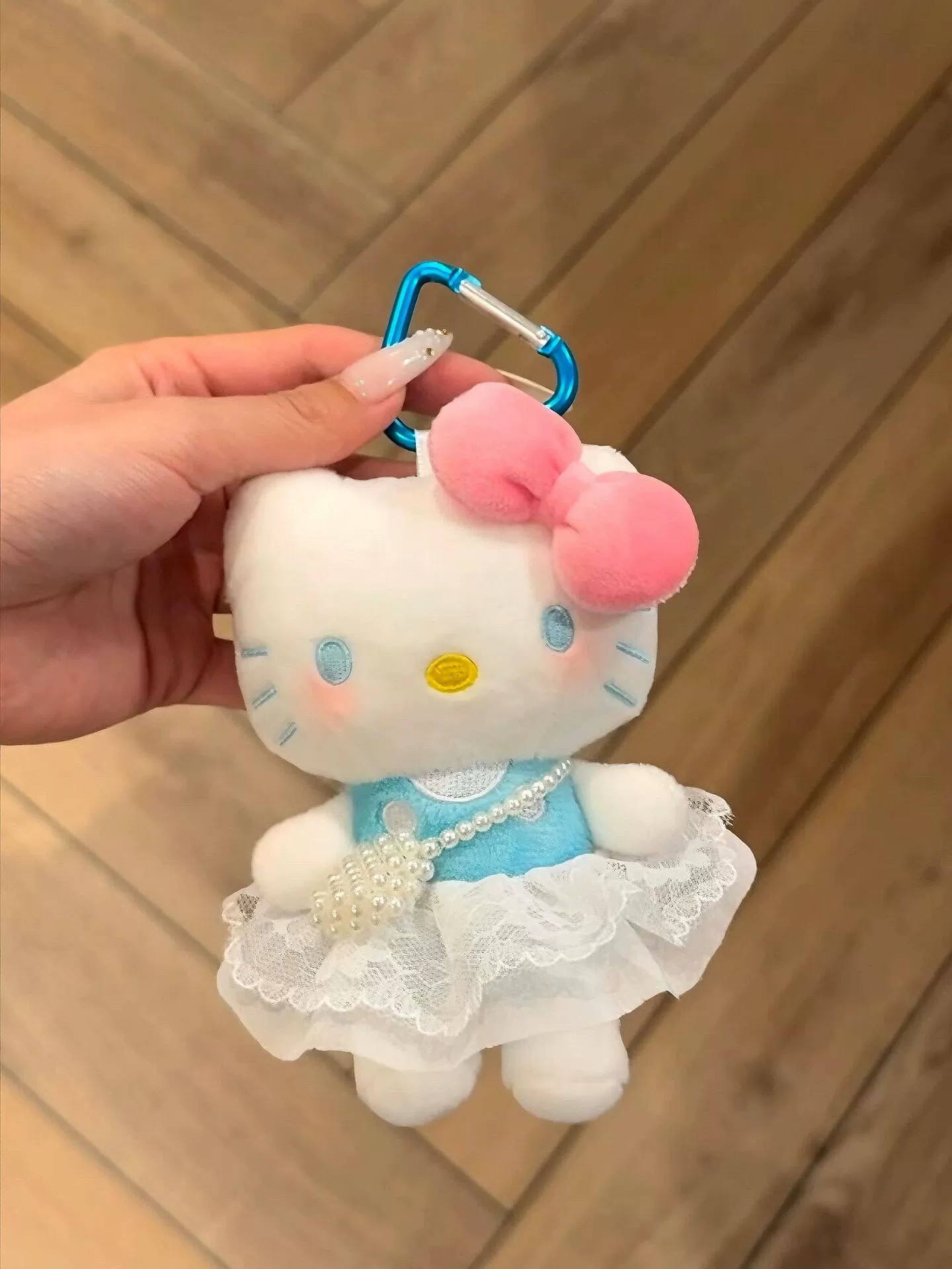 Hello Kitty, настоящий мультяшный кулон, милый брелок, кукла, подарок для девочки