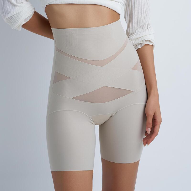 High-Waisted Tummy Control and Hip-Lifting Panties for Women, Slimming Waist Shaper, Postpartum Compression Safety Shorts