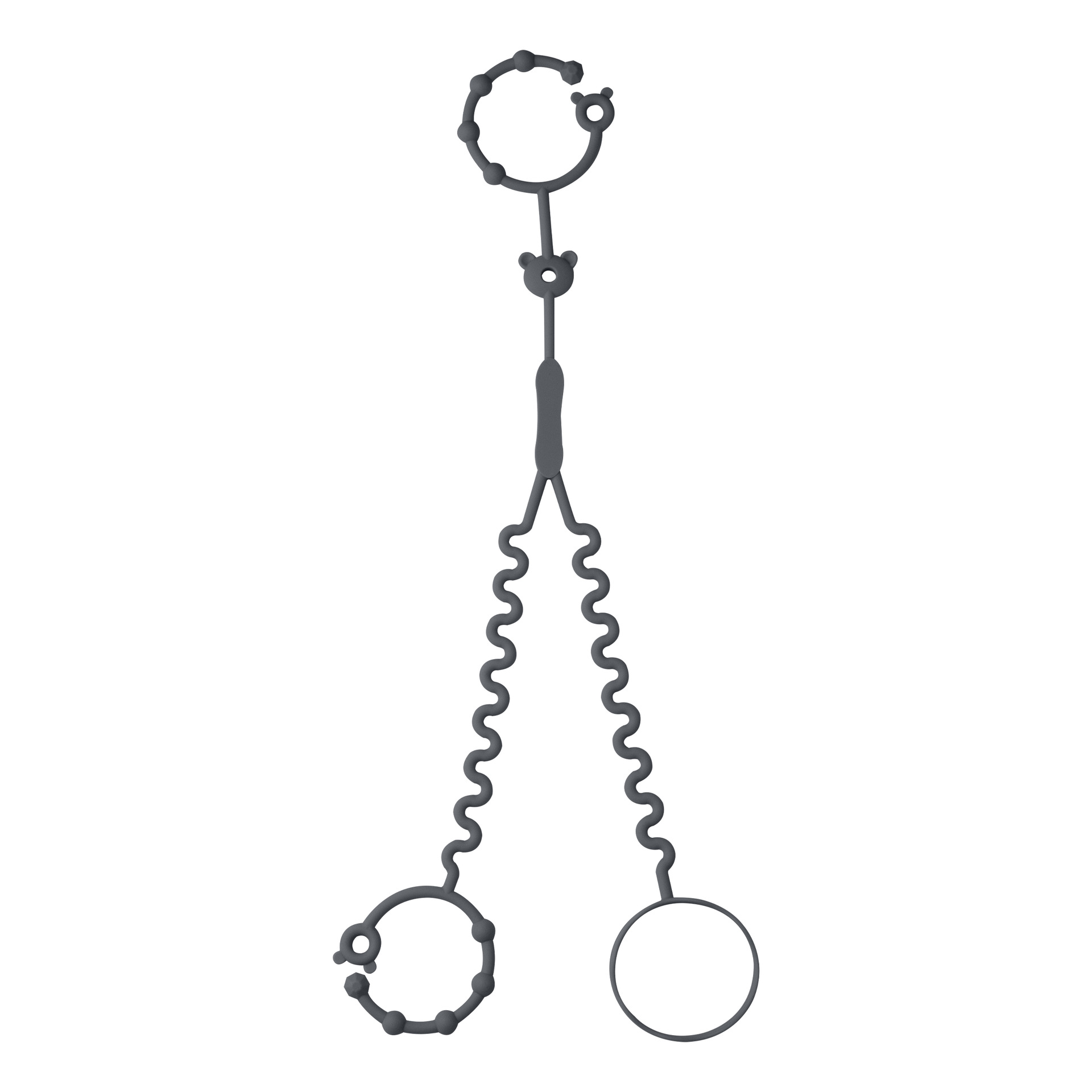 Cadena de silicona 2 en 1 para chupete y taza de bebé