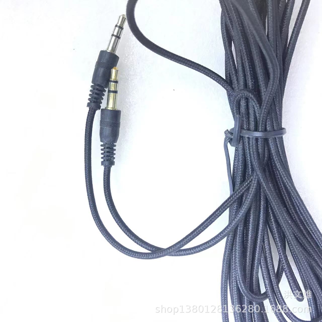 布线镀金1.5米 3.5转3.5 音频线 对录音频线 3.5mm转3.5mm 布线