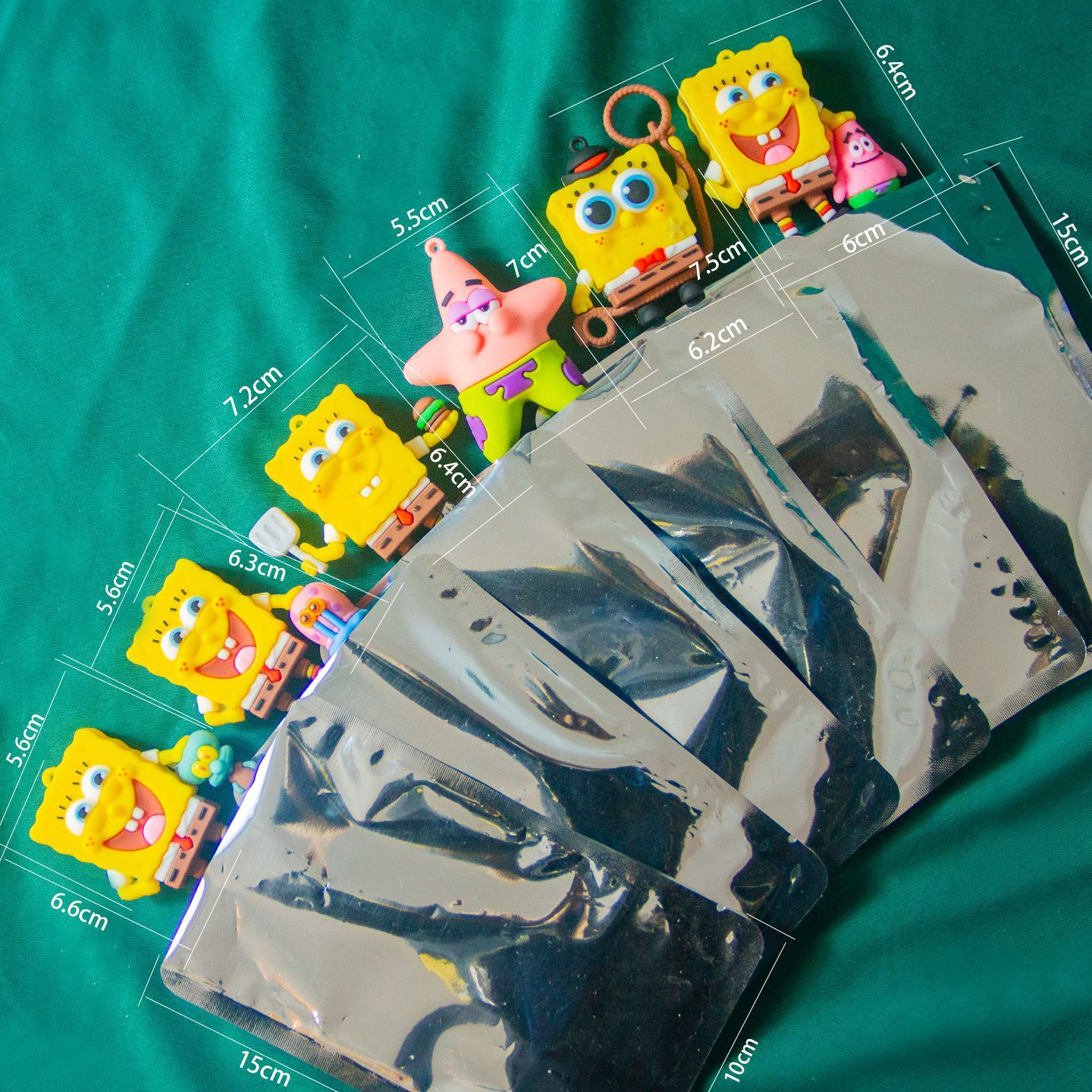 Bob Esponja Gorda Estrella Muñeca de goma suave dibujos animados PVC marea jugar bolsas ciegas regalos pequeños regalos prácticas