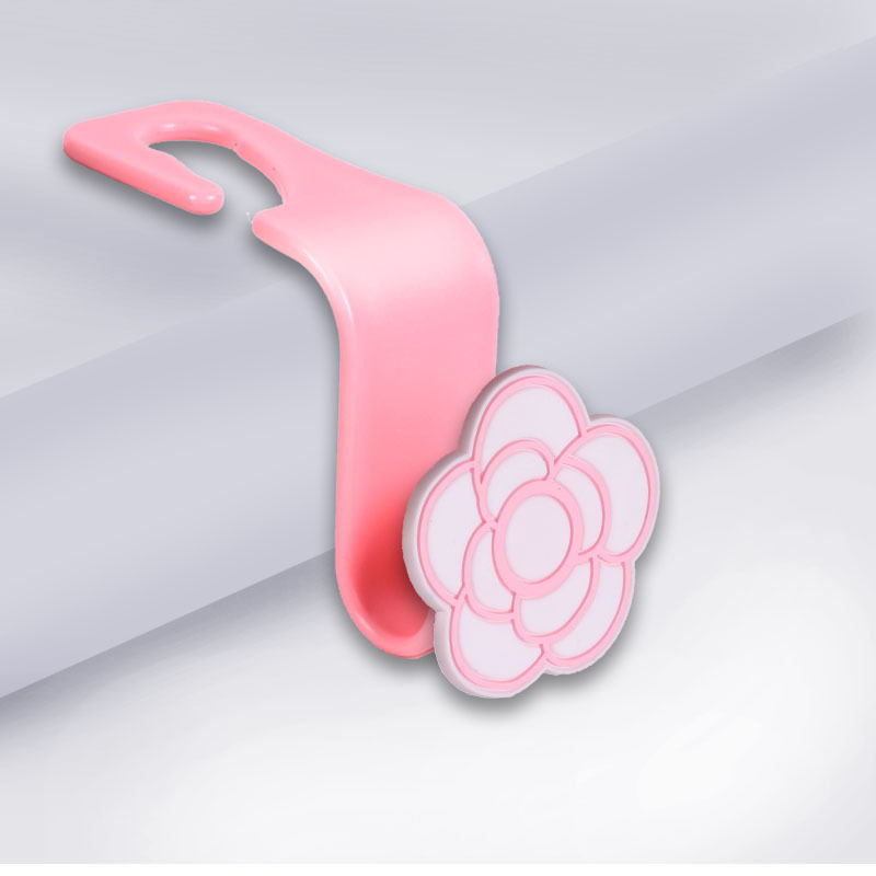 Meiyesi suministros de decoración de automóviles silla trasera gancho de coche celebridad de Internet hermoso gancho de dibujos animados suministros de la serie de almacenamiento