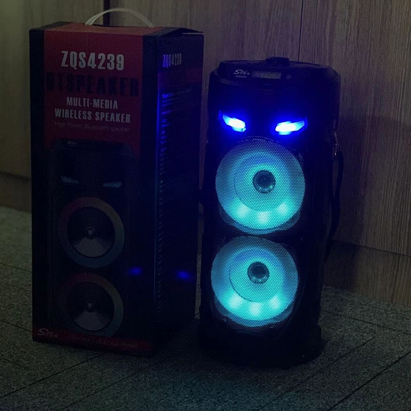 サウンド屋外カラオケハイパワー高品質スピーカー大音量オールインワンポータブルサブウーファーマイク付き|undefined