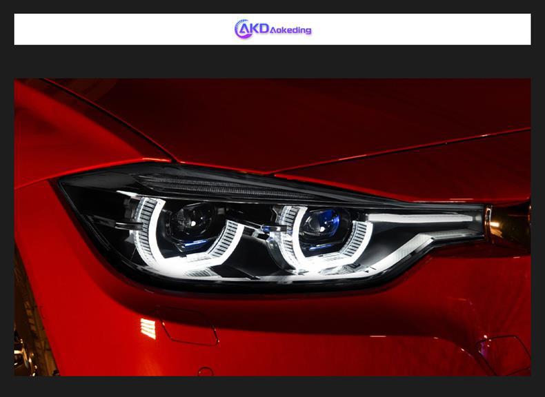 Specifically designed for BMW 3 Series headlight assemblies from 2012-2019, F30 F35 F31 modified LCI spoon headlights with dual lenses