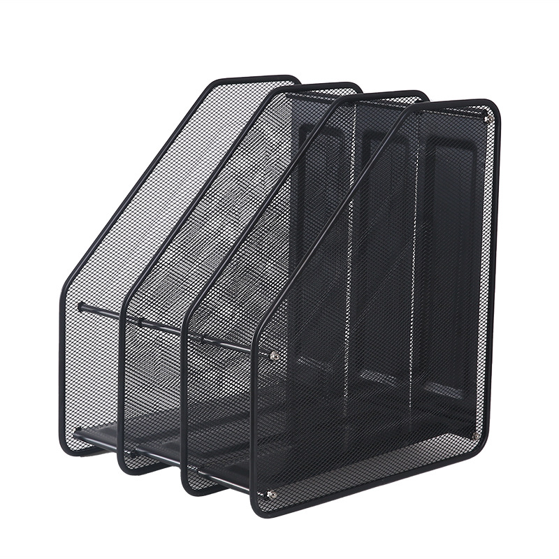 Caja de almacenamiento de bolígrafo de rejilla metálica de gran capacidad de oficina enchufe de escritorio para estudiantes artículos de estudio papelería
