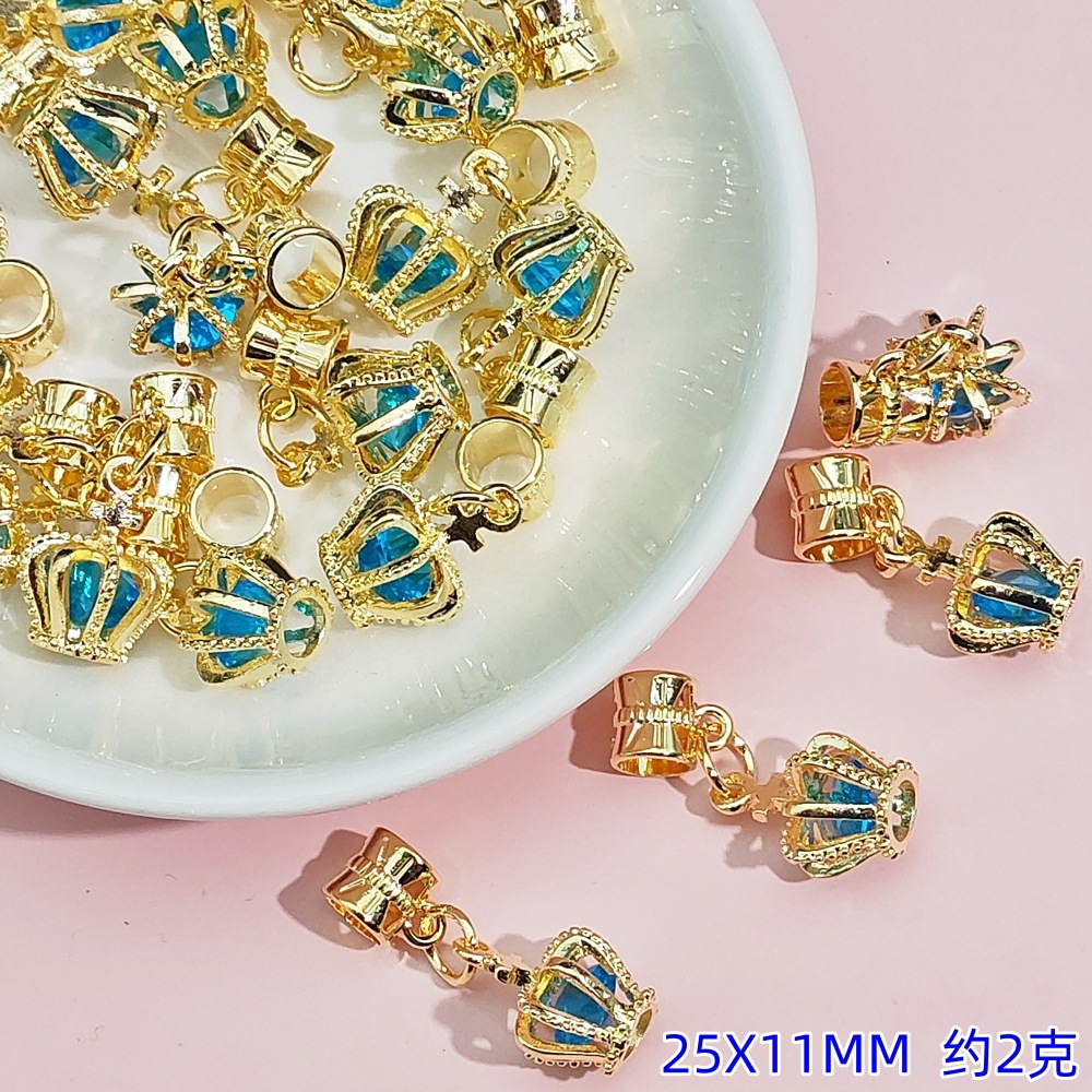 Exquisitos accesorios de joyería colgante de diamante de alta protección ultravioleta al por mayor collar DIY artesanal colgante de materiales de ropa de pulsera