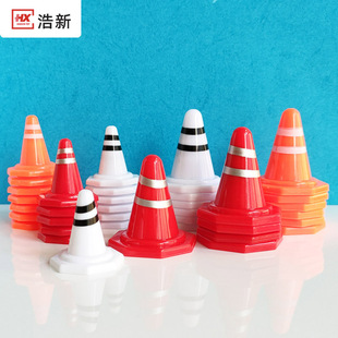 Toy Road Signs Roadblock Accessories Plastic Street Lamp Single Accessories Car Scene Roadblock Ornaments Wholesale