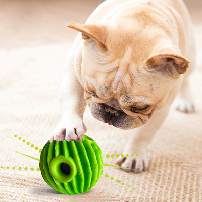 宠物玩具球狗狗磨牙耐咬互动大小型犬解闷自嗨玩具安全环保发声球