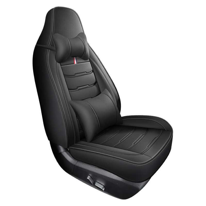 25 Years New All-Inclusive One-Piece Head Full Leather Car Seat Cushion Cover Four-Season Universal Seat Cushion Amazon Cross-Border Wholesale