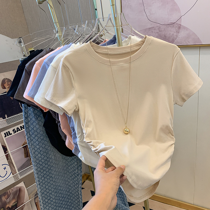 LYX design unique and unique short-sleeved T-shirt for women pure…