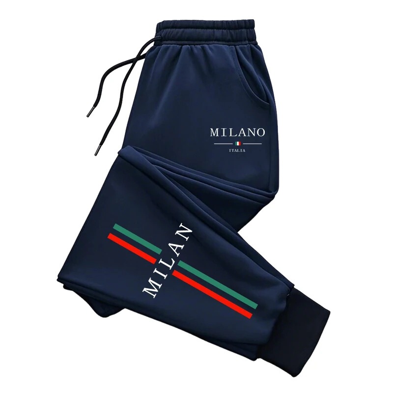 2025 Hot Sale Men's Milan Printed Sweatpants High Quality Men's Daily Casual Sports Jogging Pants All Seasons 2025 Hot Sale Men's Milan Printed Sweatpants High Quality Men's Daily Casual Sports Jogging Pants All Seasons