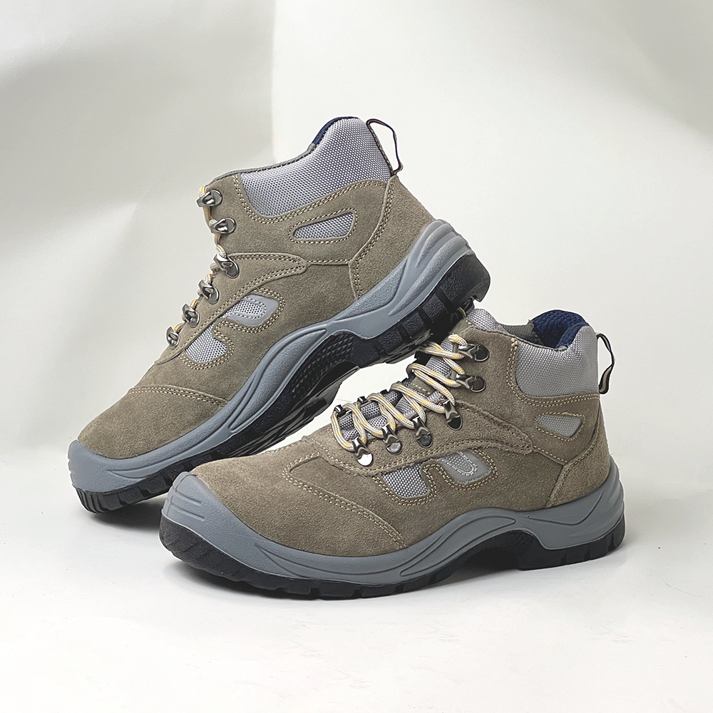 建筑工人安全鞋 防砸防刺工靴高帮半靴 劳保鞋英伦马丁靴 防护鞋