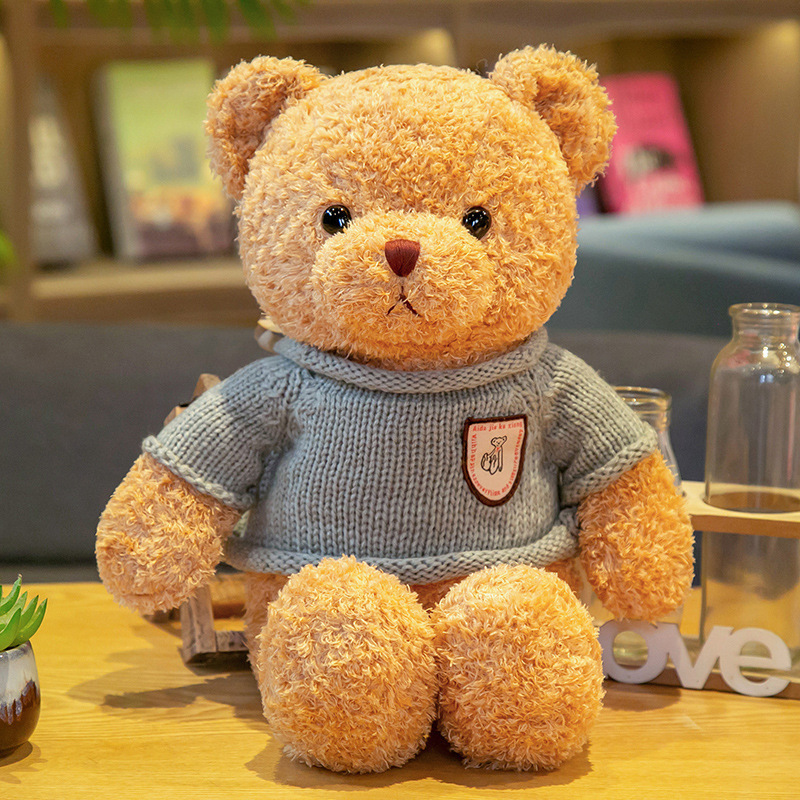 Manufacturer Wholesale Sweater Teddy Bear Hug Bear Doll Plush Toy Bear Pillow Rag Doll Wedding Gift Manufacturer Wholesale Sweater Teddy Bear Hug Bear Doll Plush Toy Bear Pillow Rag Doll Wedding Gift