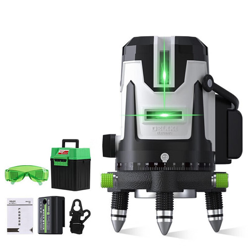 Delixi level meter 2 lines 3 lines 5 lines green light high-precision strong light line puncher thin line DHFGSPY2ES 3ES