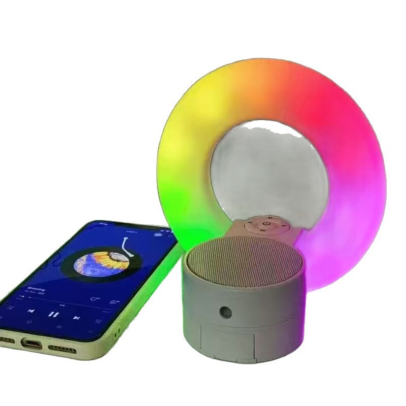 2025 新製品クロスボーダーインテリジェント磁気 Bluetooth スピーカー携帯電話ホルダーミニポータブル小型スピーカー高価値家庭用|undefined