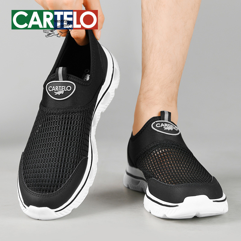 CARDIA 악어 양말 메쉬 신발 구멍 신발 여름 추적 신발 야외 스포츠 비치 신발 남성 여름