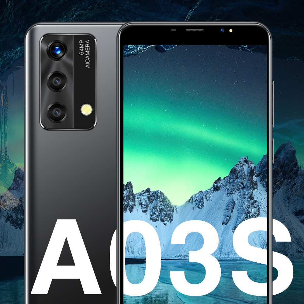 A03S跨境新款5.0寸现货3G安卓智能手机 国产厂家外贸低价代发手机