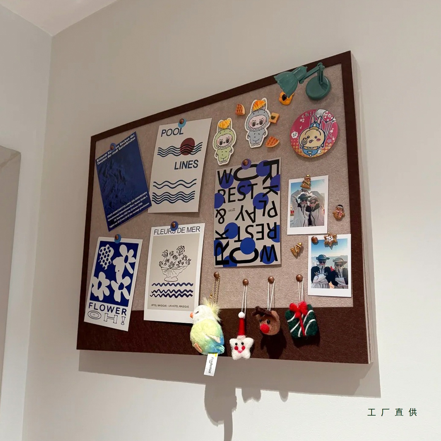 Electric Meter Box Decorative Painting 2025 New Style Felt Punch-Free Blocking Modern Simple Distribution Wall Creative Photo Wall