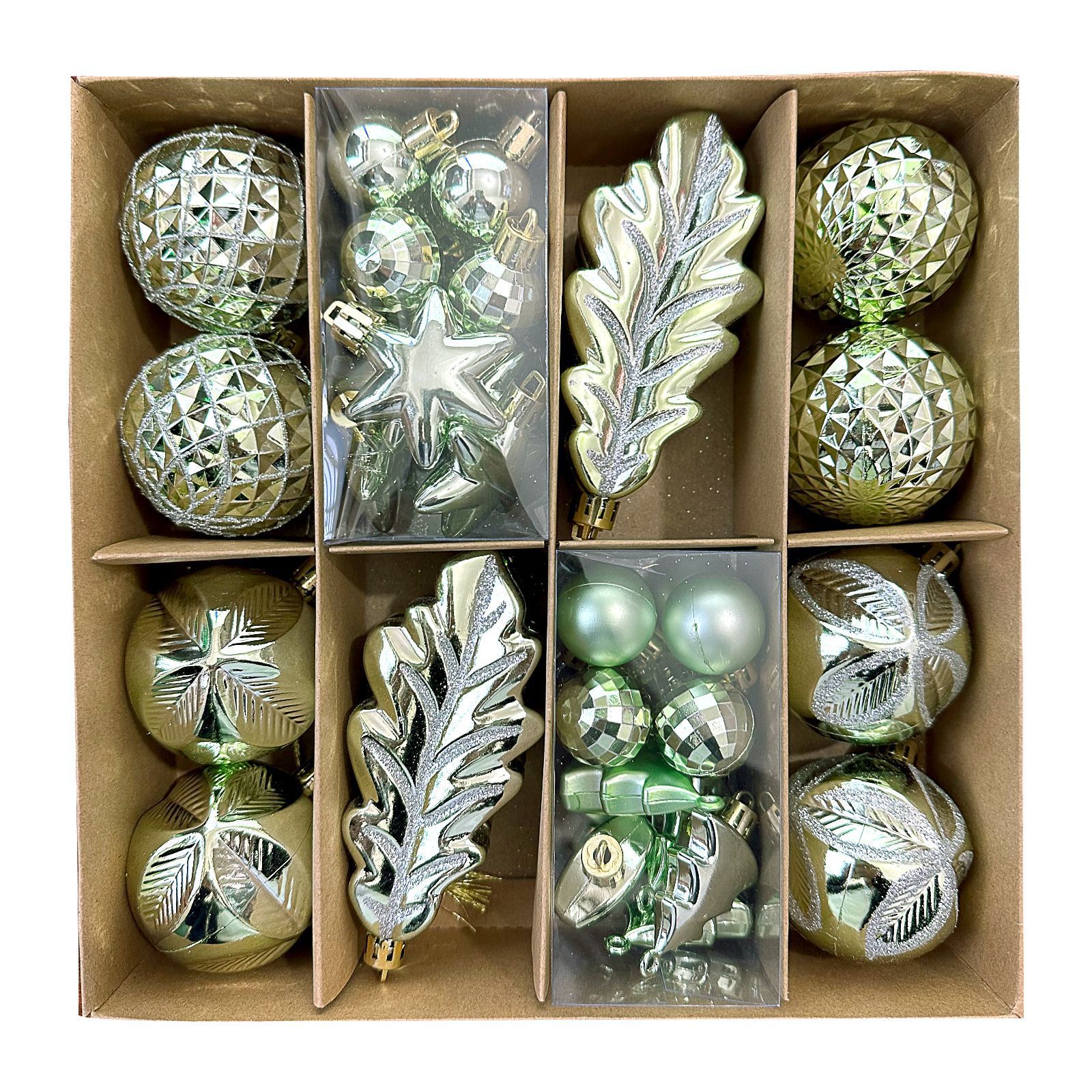 Decoraciones navideñas transfronterizas Decoración de bolas navideñas Juego de bolas navideñas Juego de bolas heterosexuales pintadas Accesorios para árboles de Navidad